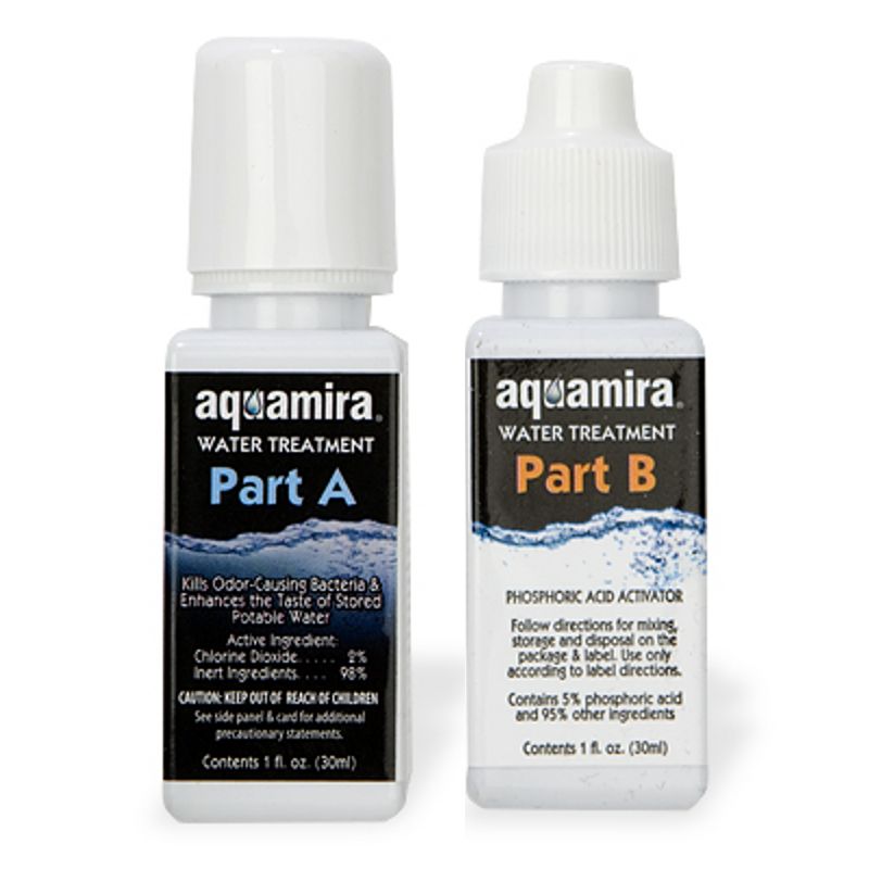 Aquamira Water Treatment Drops 1oz Kit Survival Purification